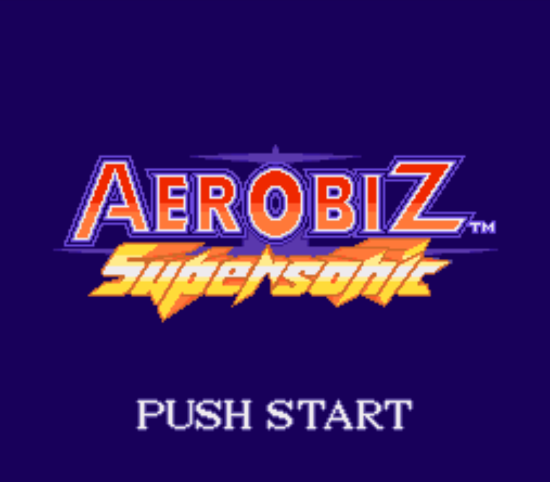 Aerobiz Supersonic title screen